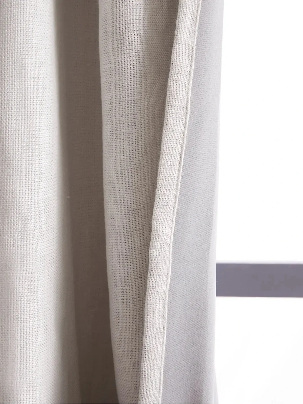 NWT QUINCE Set 2 48x96 Heavyweight European Linen Room Darkening Curtains 9954